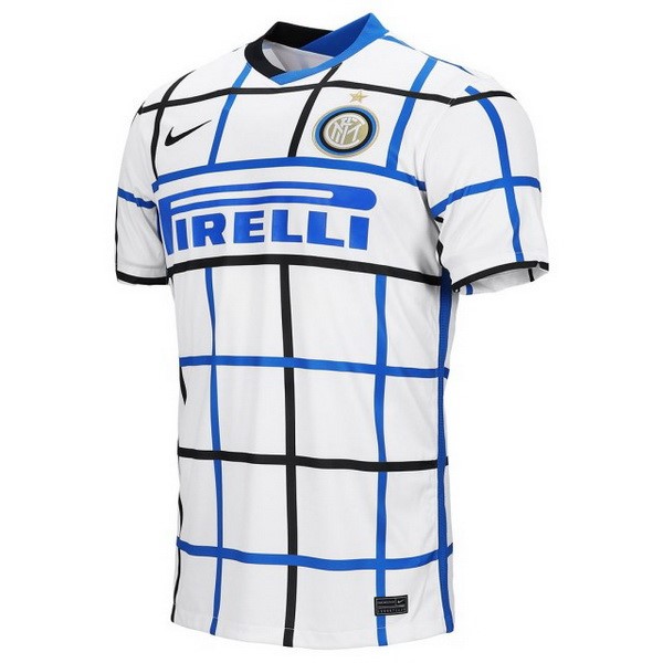 Tailandia Camiseta Inter Milan Segunda Equipación 2020-2021 Blanco